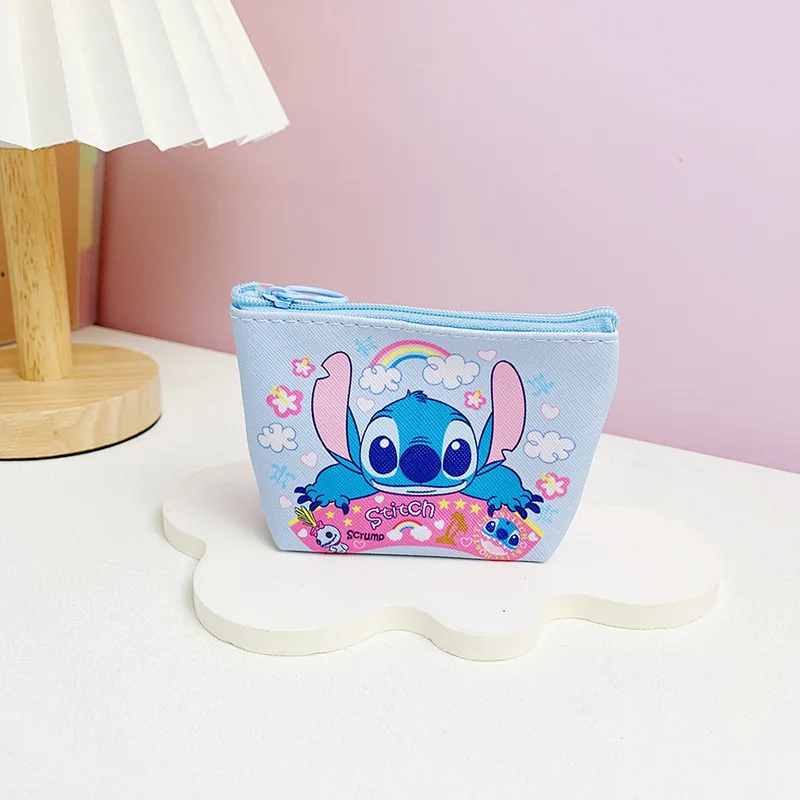 Disney Stitch กระเป๋าสตางค์ขนาดเล็กอะนิเมะ Lilo & Stitch น่ารัก Mini กระเป๋าสตางค์ผู้หญิงกระเป๋าเหรียญเด็กของขวัญเงินกระเป๋า