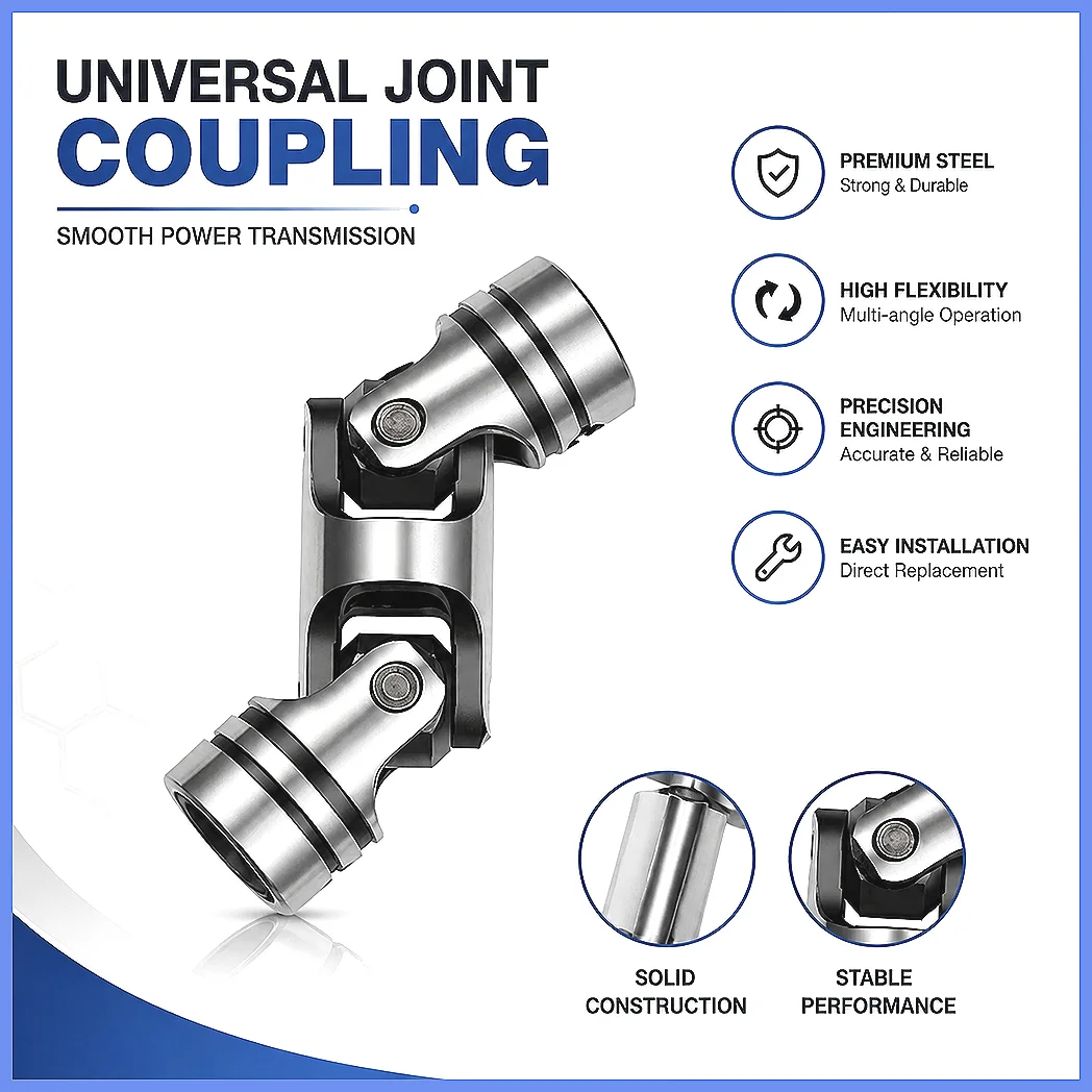2025 Universal Joint Shaft Couplings Single Double Cardan Joint Drive Shaft for RC Car Boat DIY Parts