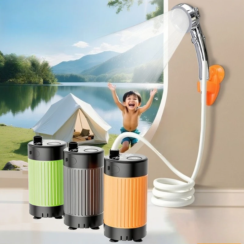 Simple Electric Shower Long-lasting Battery Life Low-noise Operation Durable Movable Household Portable Convenient Showerhead