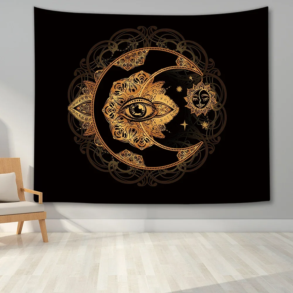 Mandala Hamsa Buddha Dreamcatcher Polyester Tapestry Wall Hanging Carpet Throw Yoga Mat Beach Towel