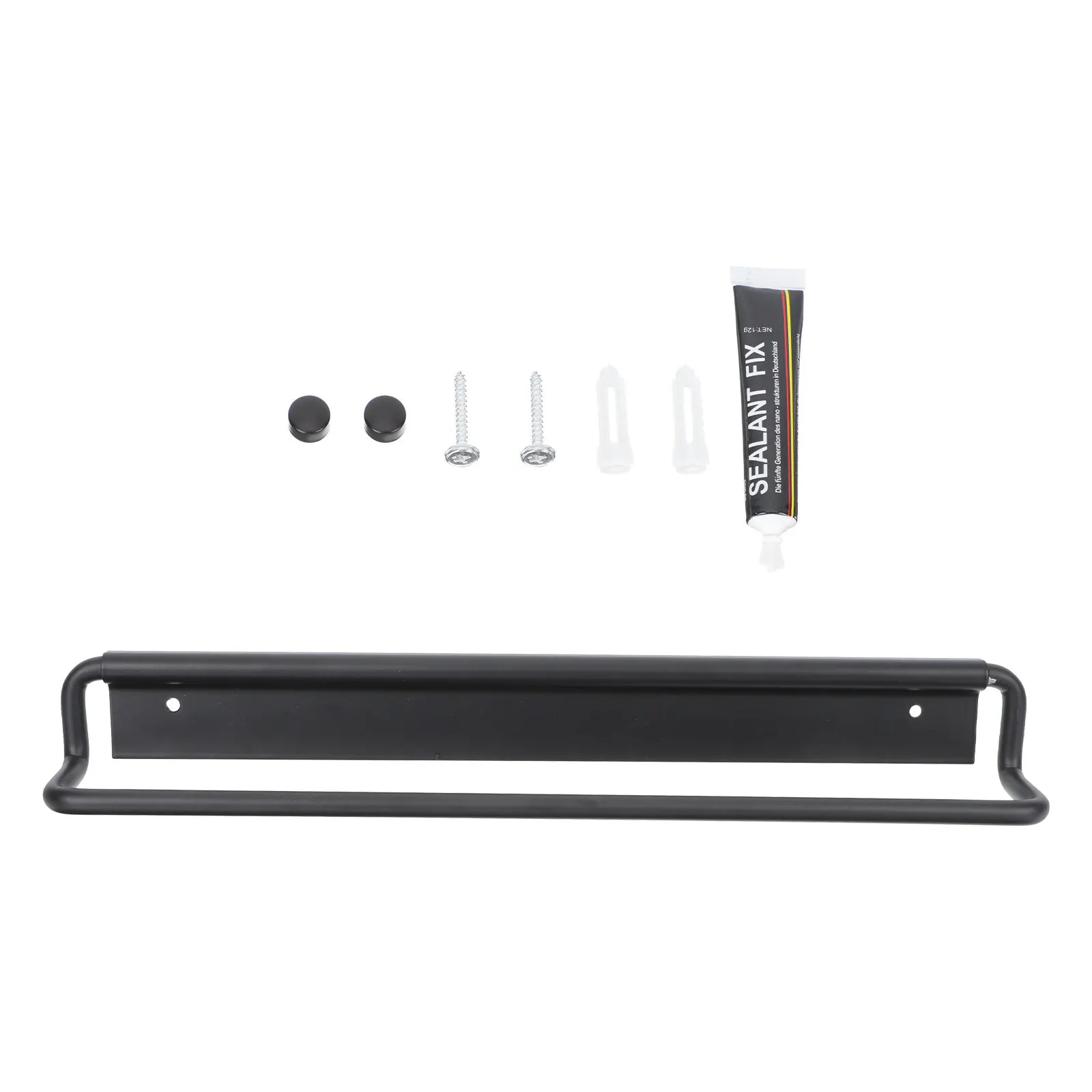 

1Set Modern Stainless Steel Adhesive Towel Rack No Drill Wall Mounted Bathroom Towel Holder Space Saving Quick Dry Multi