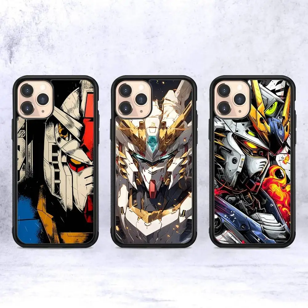 Anime G-Gundam Phone Case For IPhone 17 16 15 14 13 Plus 12 11 Pro Max PC+TPU Cases Back Cover 2