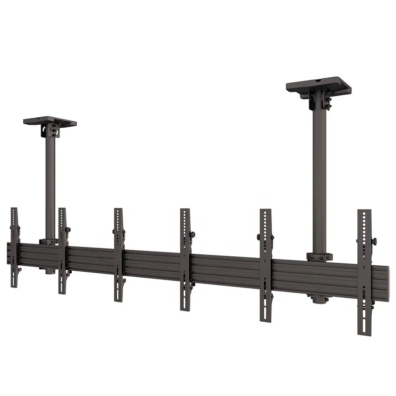 

Поддержка тройных экранов Гибкое потолочное крепление для ЖК-телевизора с функцией наклона