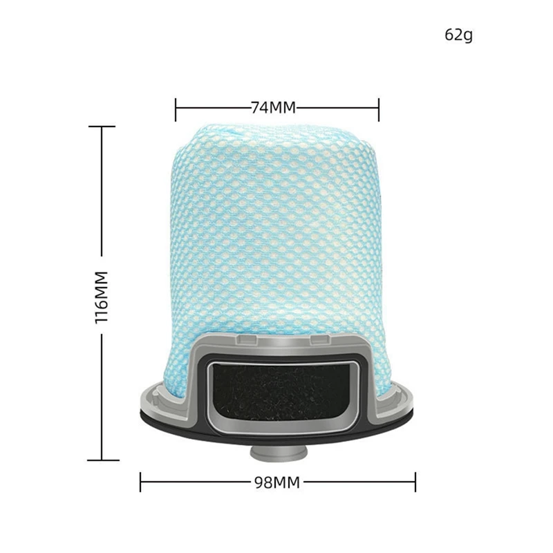 Replacement Of Filter Elements And Front Filter Screen For Xiaomi Roborock S7 T7S G10 Dust Collection Charging Base