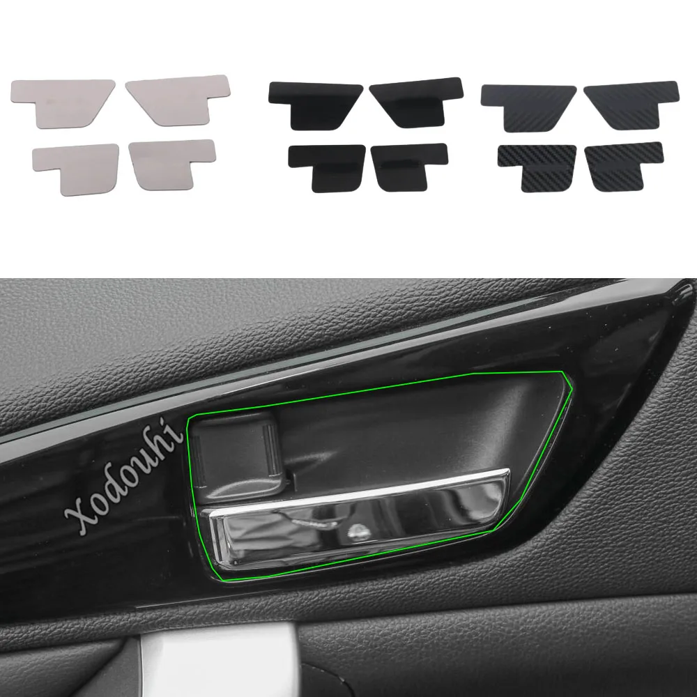 

Car Cover Stick Trim For Mitsubishi Eclipse Cross 2017 2018 2019 2020 2021 Door Inner Handle Bowl Frame Lamp Panel 4PCS