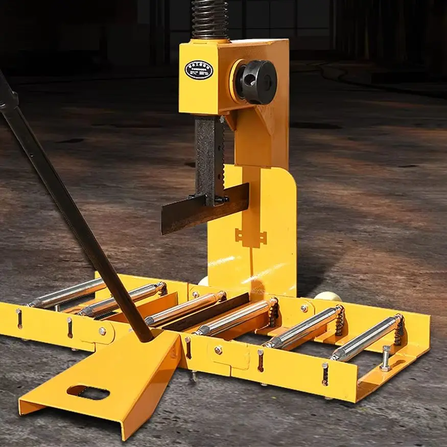 

Manual bricks cutting machine, Foam brick cutting tool , punch leather die cutting machine carbon steel blade