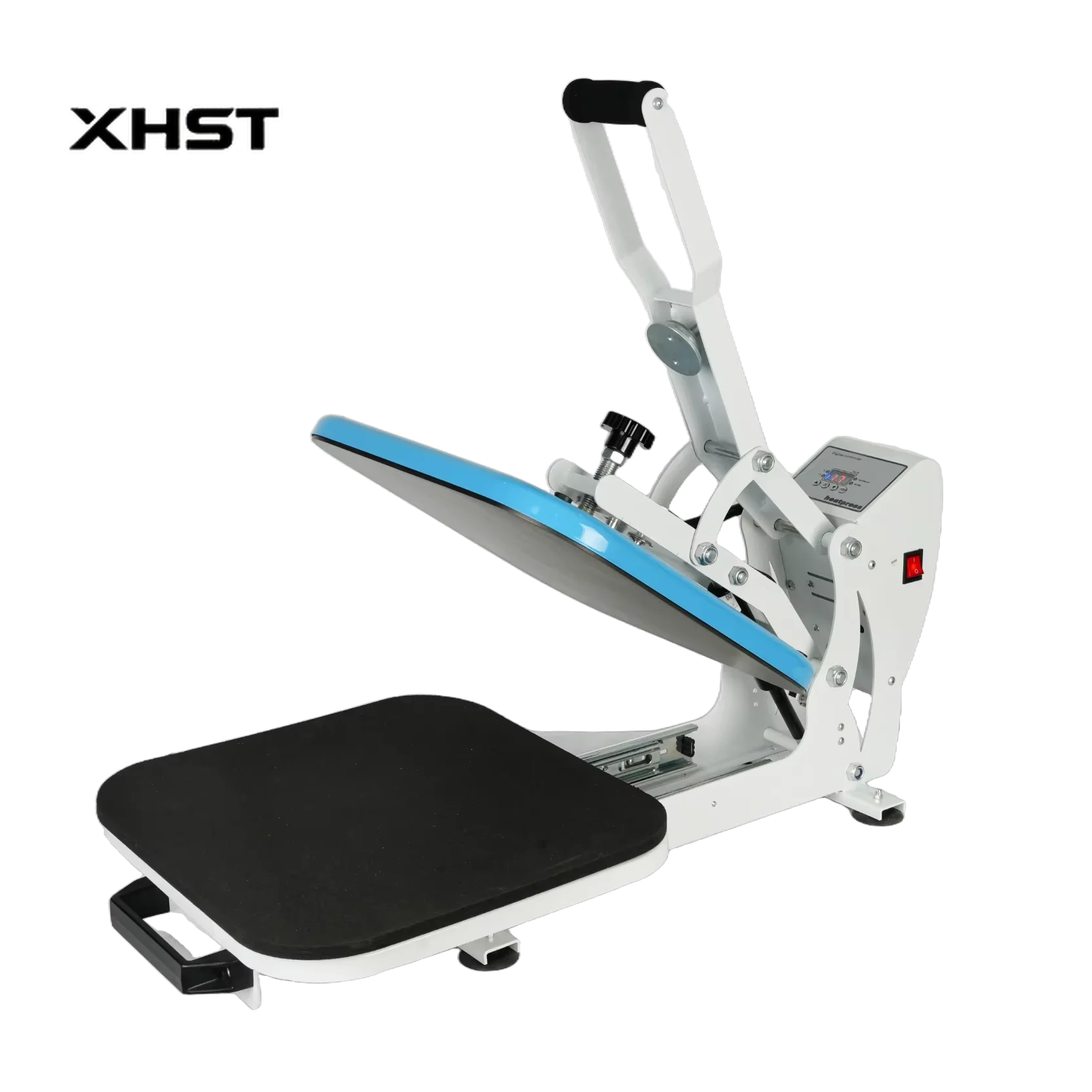 

Термопресс 15x15 дюймов для футболок: бюджетный, магнитный, полуавтоматический, с безопасным выдвижным ящиком 40 см