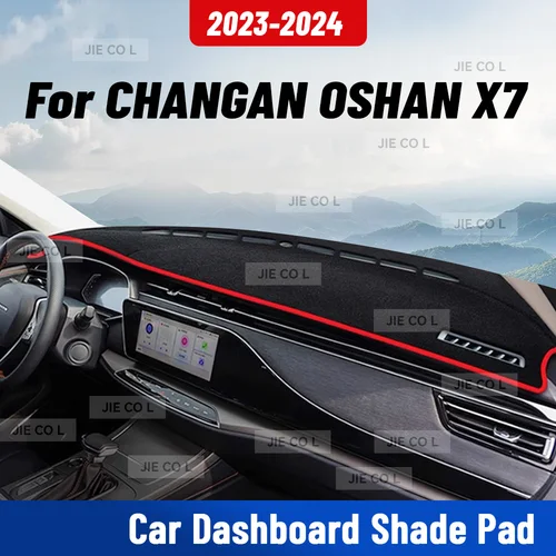 Para CHANGAN OSHAN X7 2023 2024 alfombrilla para salpicadero de coche Anti-UV cubierta para salpicadero alfombrilla parasol cojín alfombra accesorios protectores