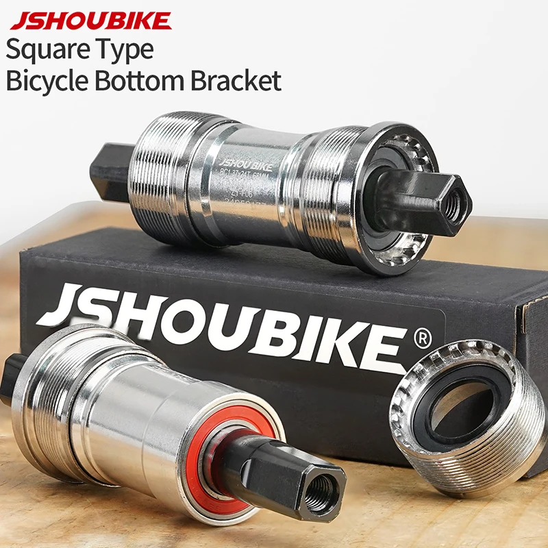 JSHOUBIKE 103-127 مللي متر الدراجة أسفل قوس مربع تفتق كرنك BSA 68 مللي متر مختومة تحمل البريطانية الخيوط ل دراجة الطريق الجبلية
