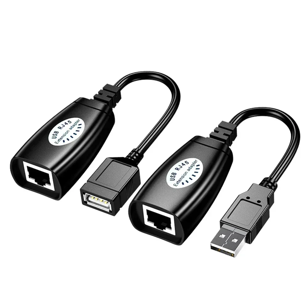 2 шт., удлинитель кабеля с USB на RJ45
