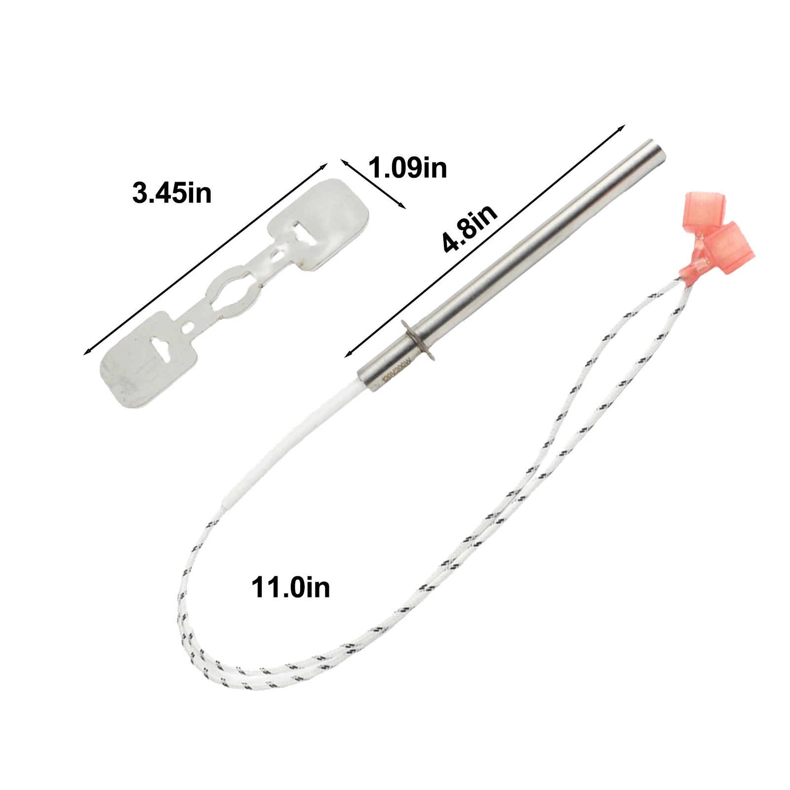 Heating Tube Pellet Stove Igniter For Pellet Furnaces Multiple Models Compatible Pellet Stove Igniter Replacement