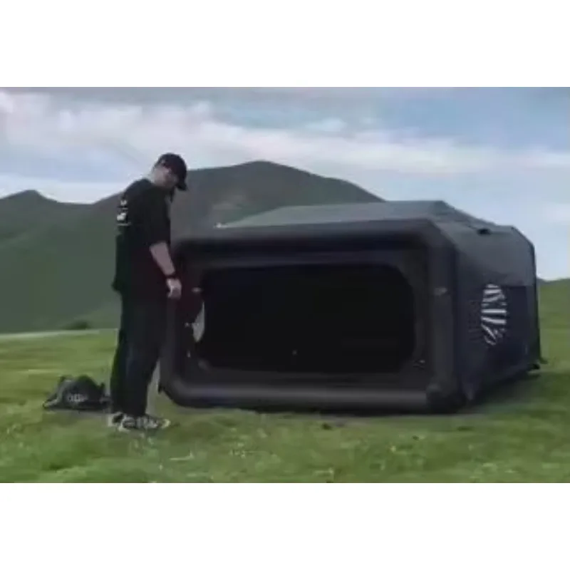

Spacious Inflatable Camping Tent Inflatable Shelter Camping Room for All Emergency Shelter Camping