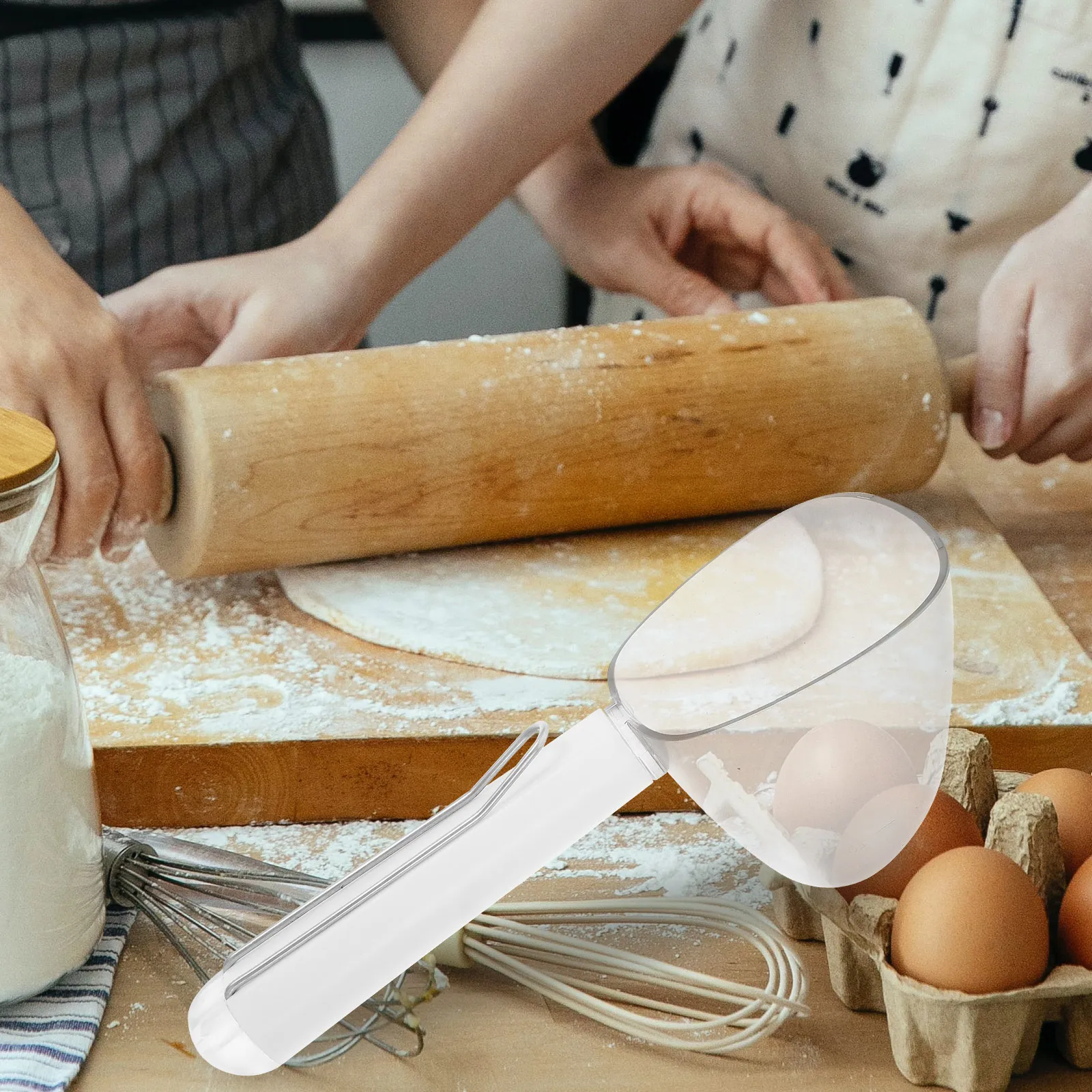 

1pc Adjustable Measuring Spoon Set ABS Plastic Teaspoons Tablespoons Liquid Scoop for Kitchen Cooking Baking Tools Lightweight