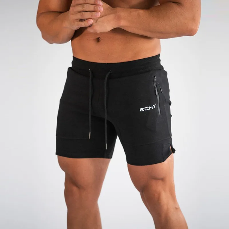 2024 new Sports Shorts Men Beaching Shorts Zip pocket Trousers Bodybuilding Sweatpants Fitness Jogger Running Gyms Men Shorts