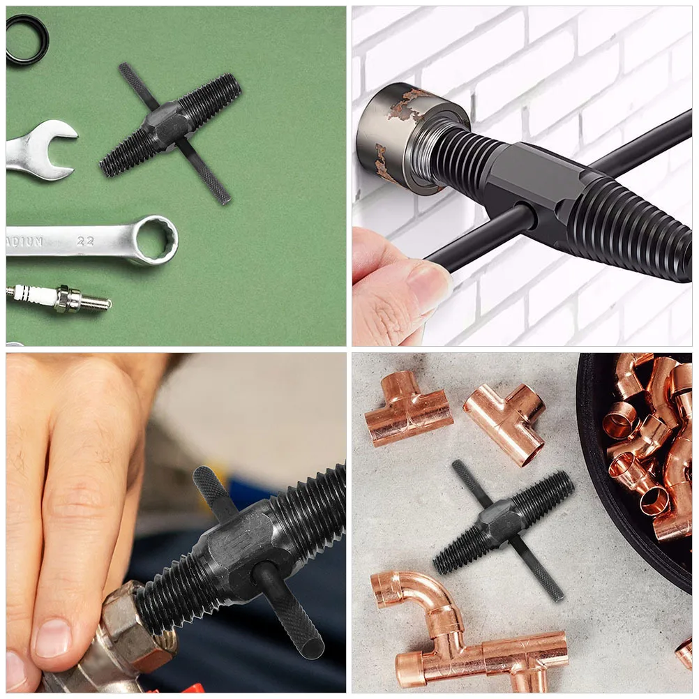 

Dual Head Screw Extractor Metal Water Screw Remover Rust Resistant Damaged Bolt Extractor Plumbing Tools Plumber Tools