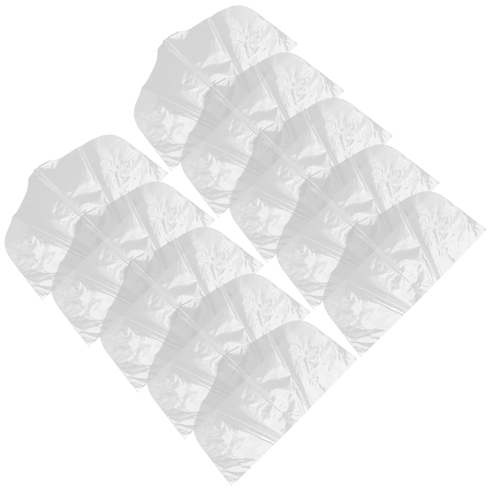 

10 Pcs Clothing Dust Cover Hanging Garment Protectors Shoulder Storage Bag Covers Clothes Pvc for Clear