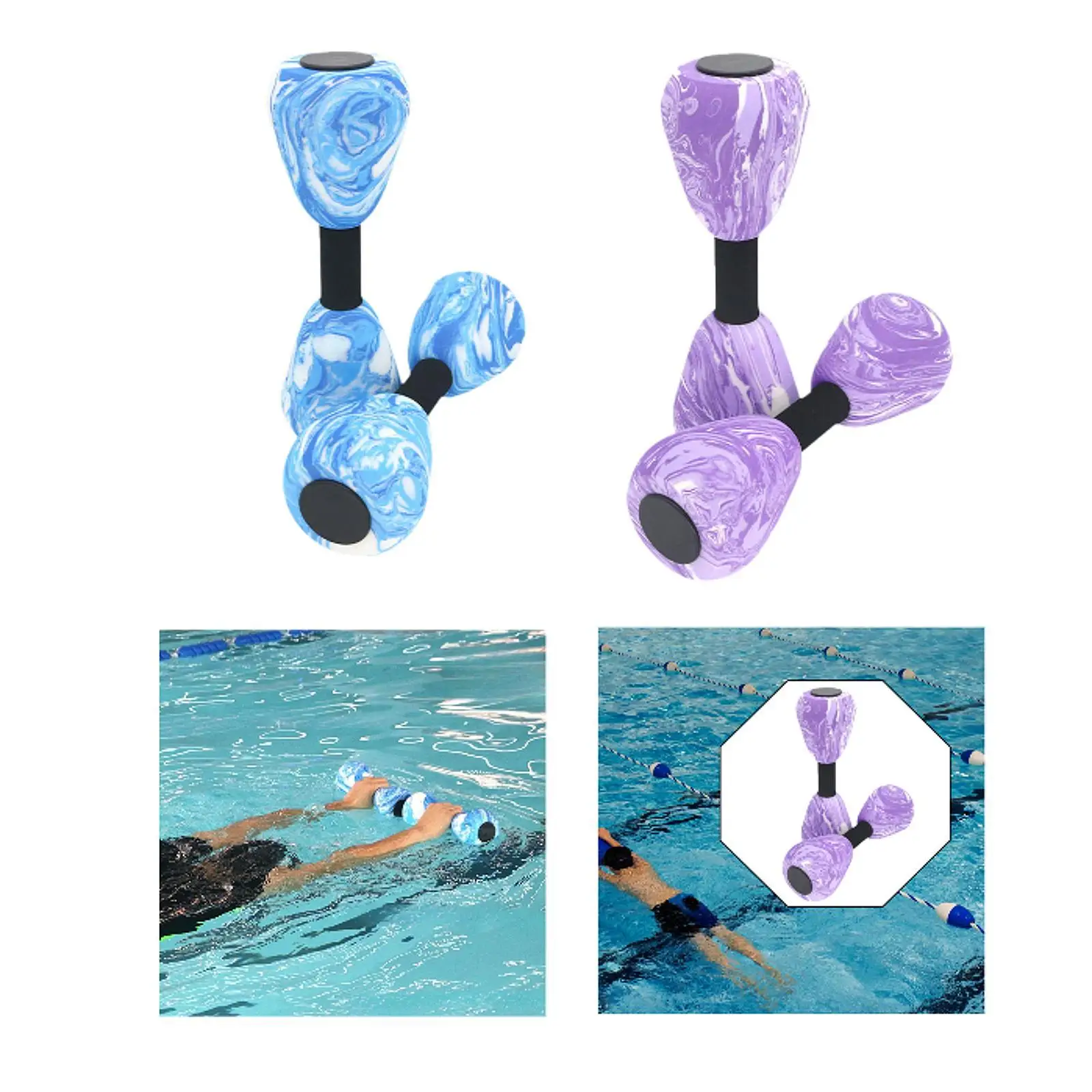 

Гантели для водных упражнений из ЭВА, легкие гантели, устойчивость к бассейна, водная аэробика, оборудование для фитнеса для тренажерного зала