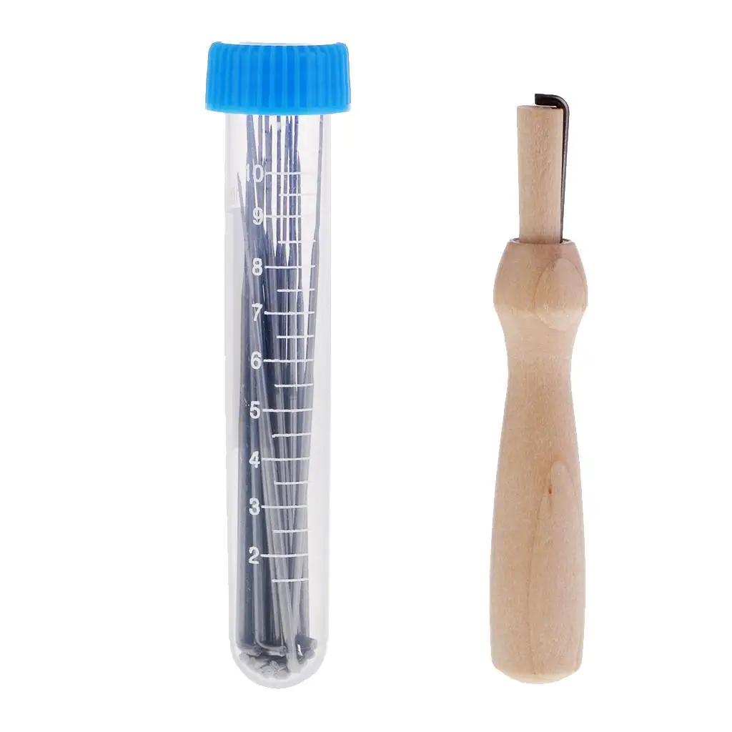 Hand Sewing DIY Felting Needle Kit for Wool Craft Projects and Home Embroidery Needlepoint