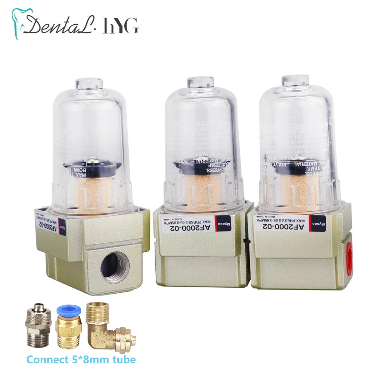 Dental Chair Turbine Oral Accessories Valve Body Water Filter Air Pump Filter Oil Water Separator Pneumatic Components