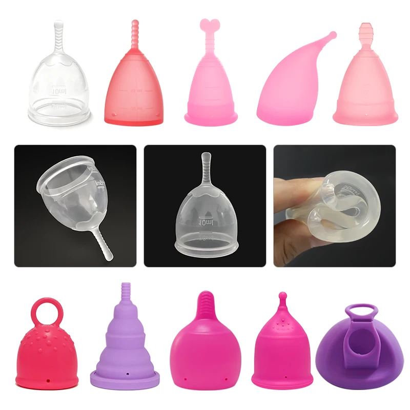 1pcs Medical Feminine Hygiene Menstrual Cup Silicone Period Cup