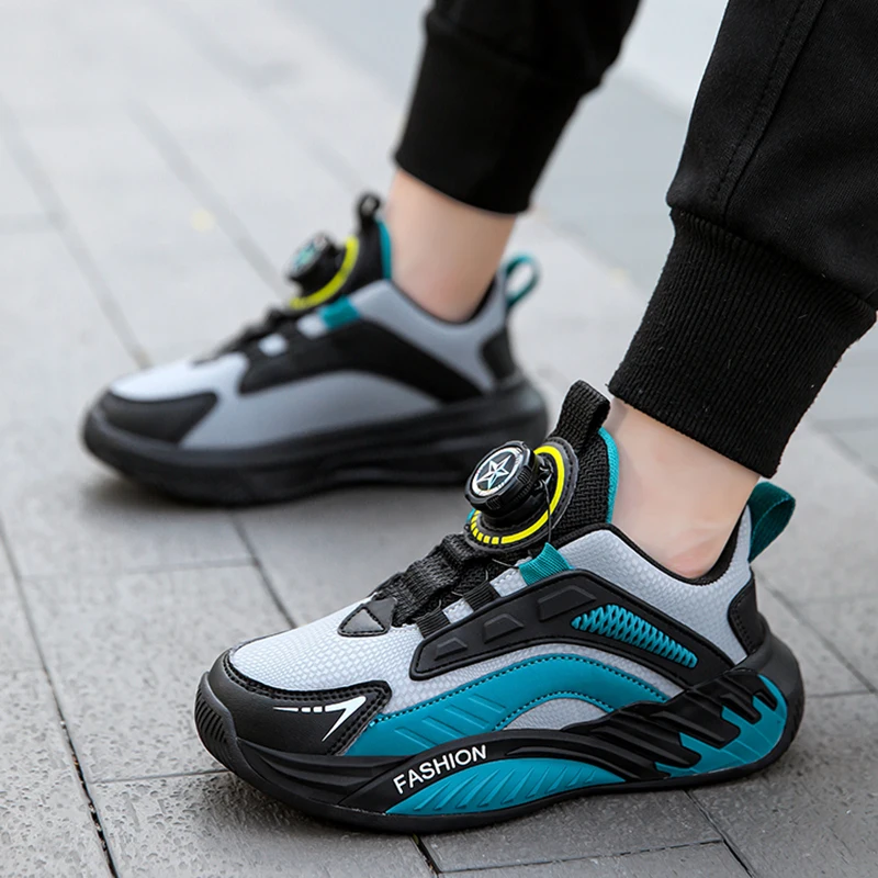 

Boys Kid's Leather Sneakers Girls School Childrens Tennis Sports Running Shoes Teenagers Students Walking Footwear Autumn Spring