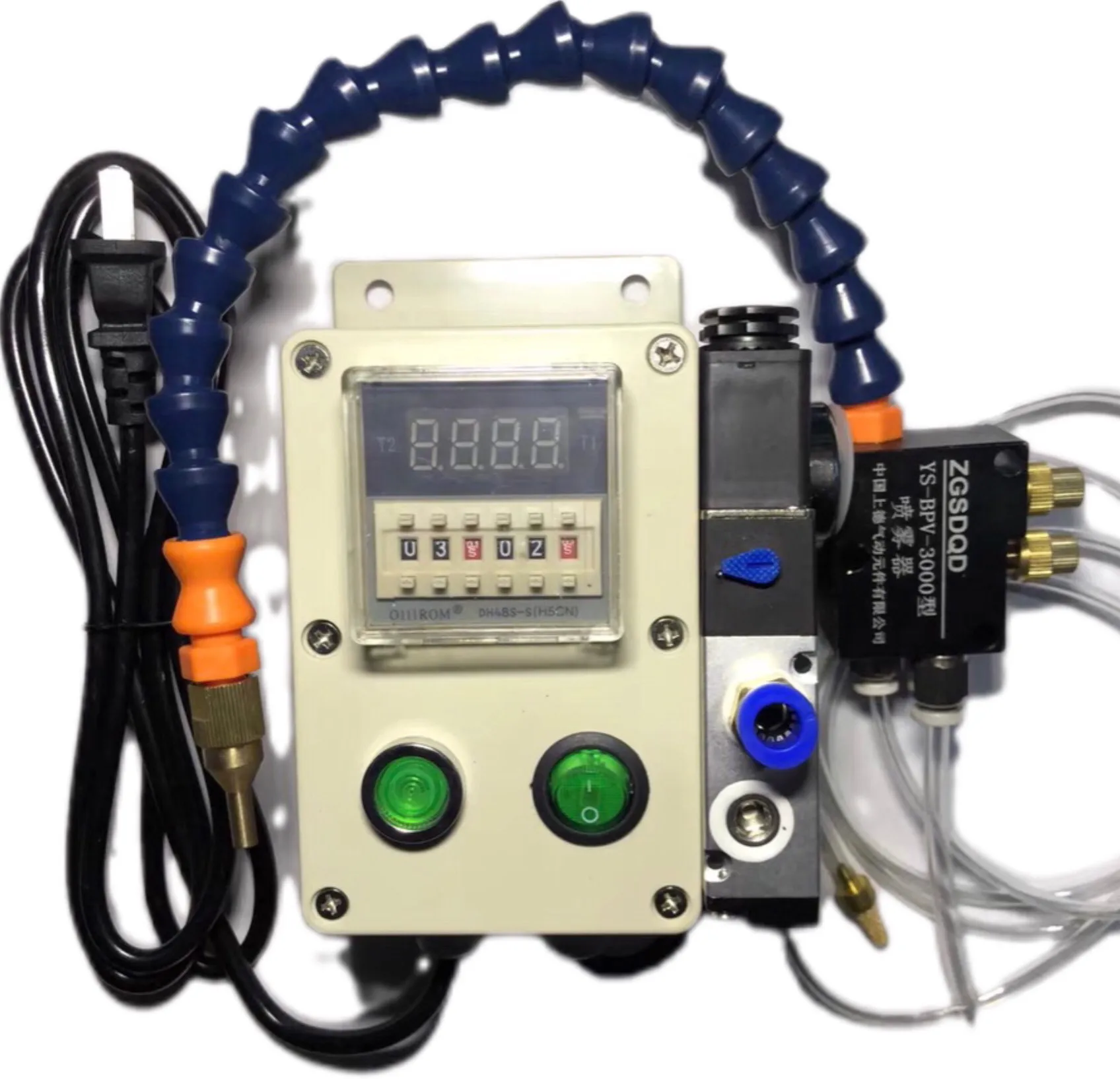 Oil Water Mist Sprayer Timer Controller Adjustable Dual Direction Cycle for Industrial Lubrication