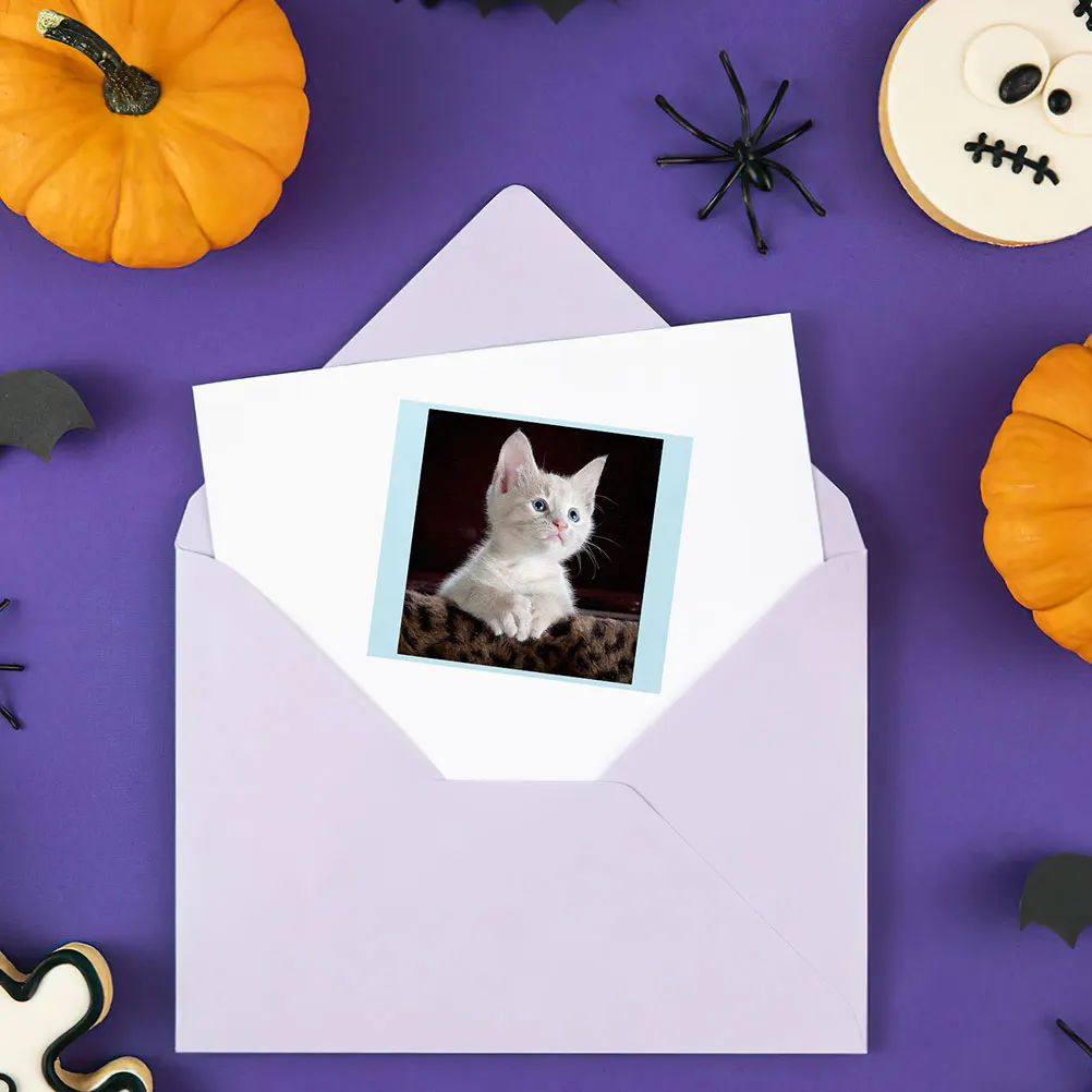 

Self Adhesive Thermal Stickers 4 Rolls Mini Printer Paper Clear Printing Waterproof Oilproof Home Office Use Thermal Labels