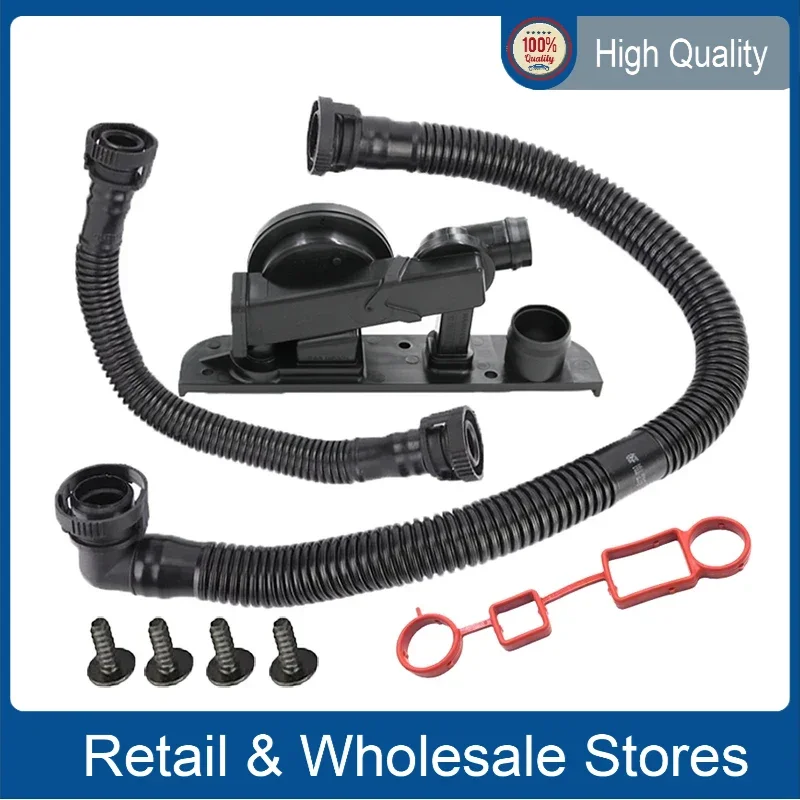

Crankcase Vent Valve Hose Kit 06F103221E 06F103235 06F 103 235 06F129101N for Audi A4 A3 A6 TT A1 SKODA EOS SEAT 06F 103 221 E