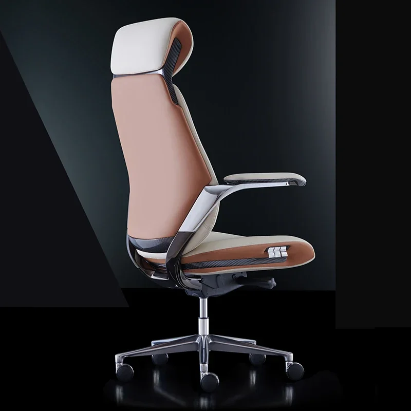 Wendy Italian Chair Luxury Leather Study Computer Cowhide Class Chair President…