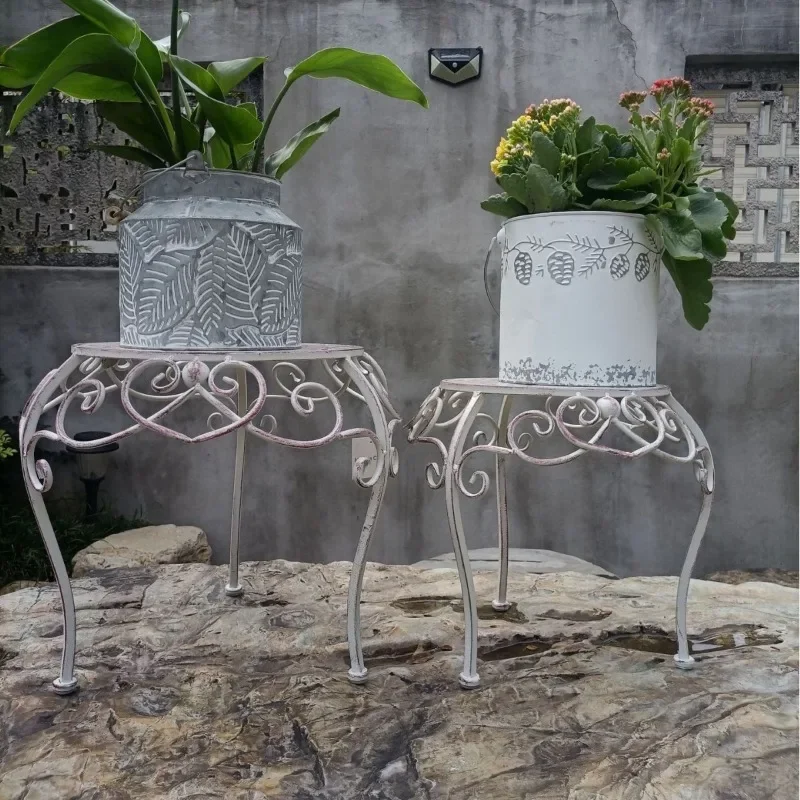 soporte-de-flores-retro-de-hierro-forjado-patio-de-dos-piezas-de-piso-a-techo