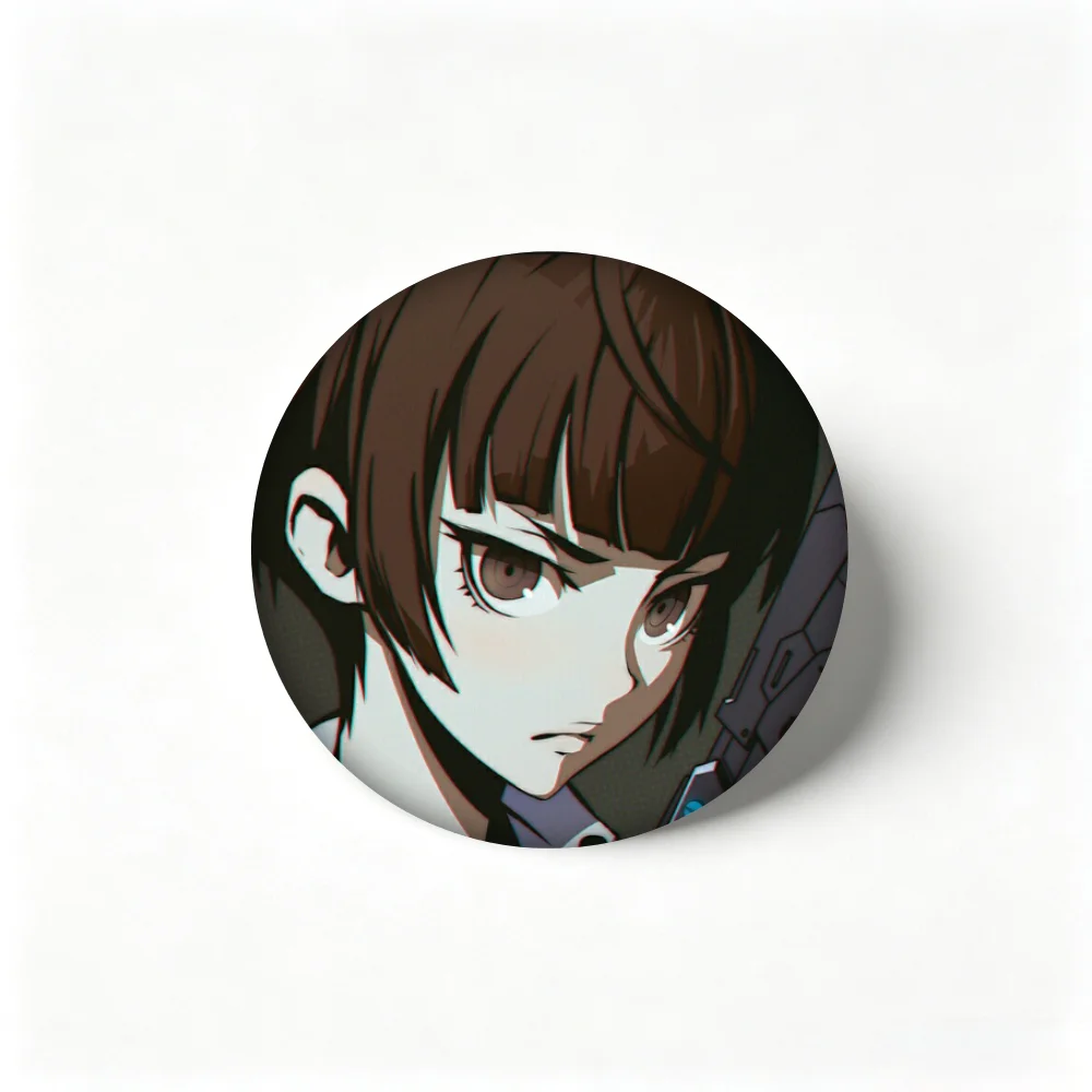 Anime Psycho Pass Pins,Cartoon Figure Akane Tsunemori Badge,Handmade Brooches,Breastpin for Backpack Clothes Gifts