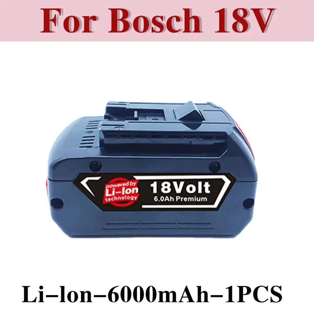 18v 12000mah nova bateria de substituição para bateria de backup bosch 12ah peças de reposição portátil bat609, bateria de íon de lítio 18v 18650