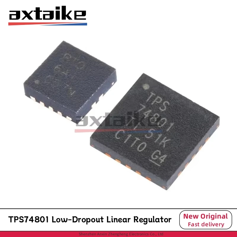

10PCS TPS74801RGWR VQFN20 TPS74801DRCR BTO BT0 VSON10 TPS74801 1.5A Low-Dropout Linear Regulator With Programmable Soft-Start IC
