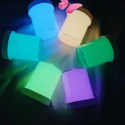 Juguetes de cristal de espuma de barro para niños, Slime esponjoso y luminoso, juguete para aliviar el estrés para niños, dijes de limo de plastilina, regalo educativo de aprendizaje