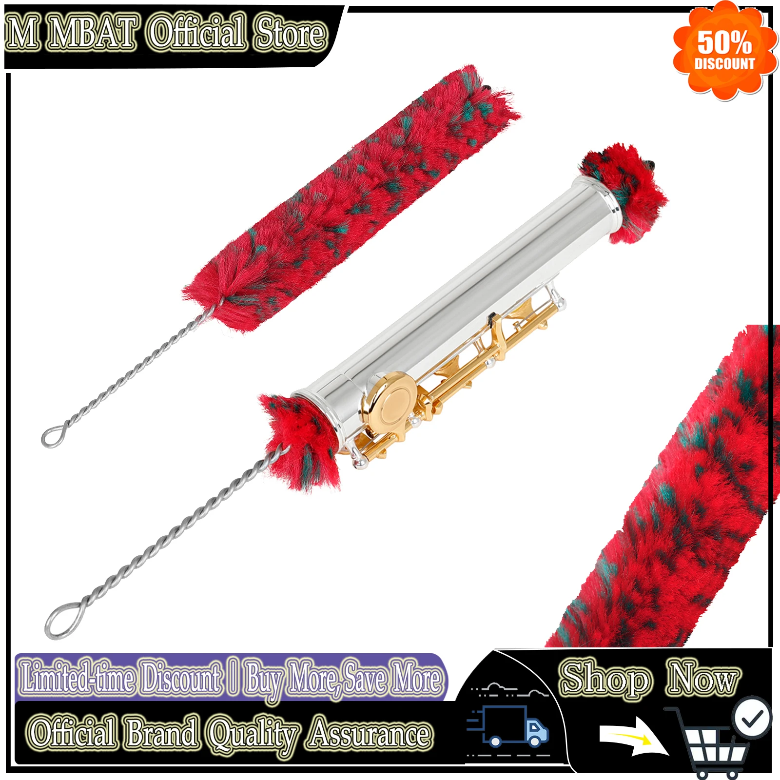 piccolo-cleaning-brush-red-silk-bore-brush-flexible-rubber-tip-soft-bristles-for-piccolo-woodwind-instrument-maintenance-cleaner