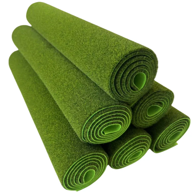 4 Pcs Simulated Artificial Lawn Moss Green Moss Lawn Simulated Turf Background DIY Window Bonsai Green Plant Decoration