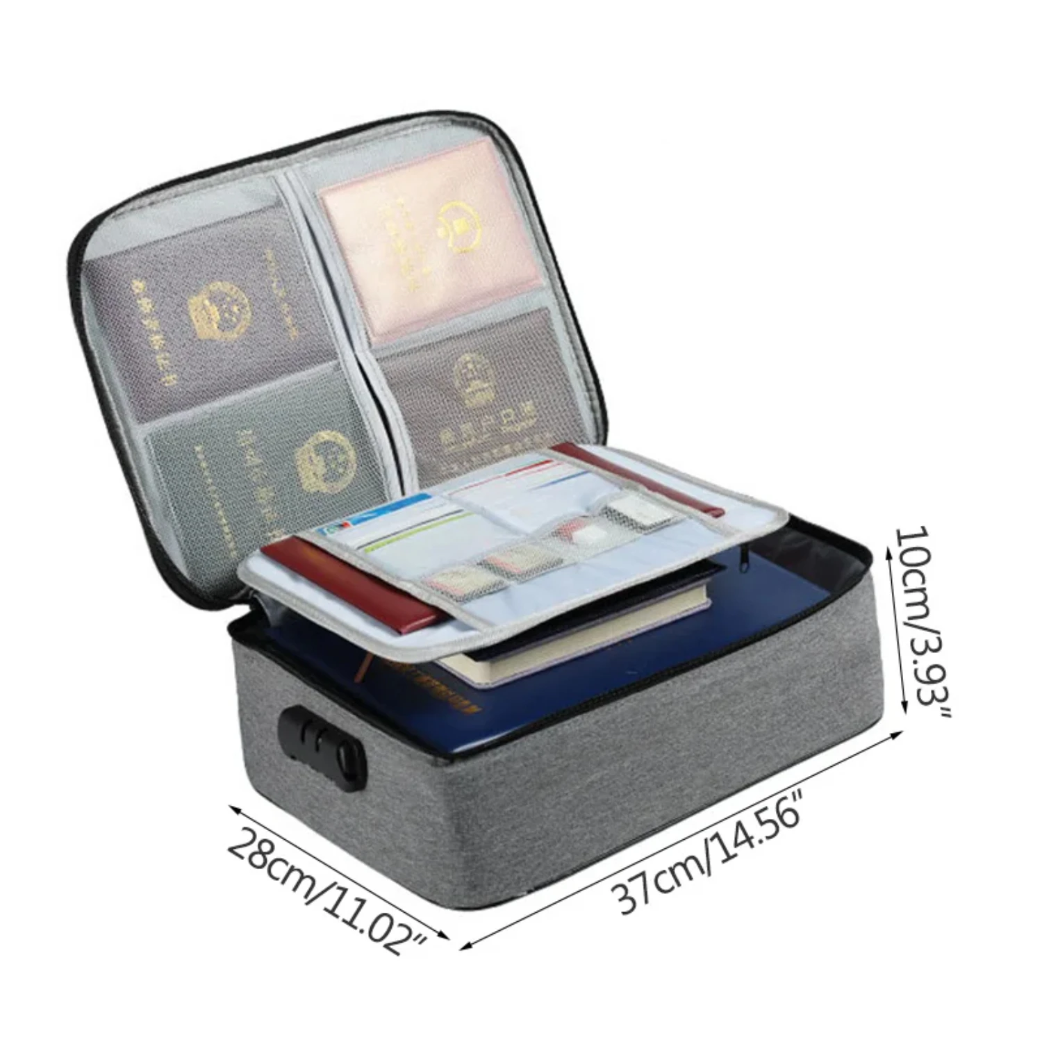 New Storage Bag Driver'S License Multi-Layer Document Storage Bag Travel Multi-Function Passport Bag Travel Bag