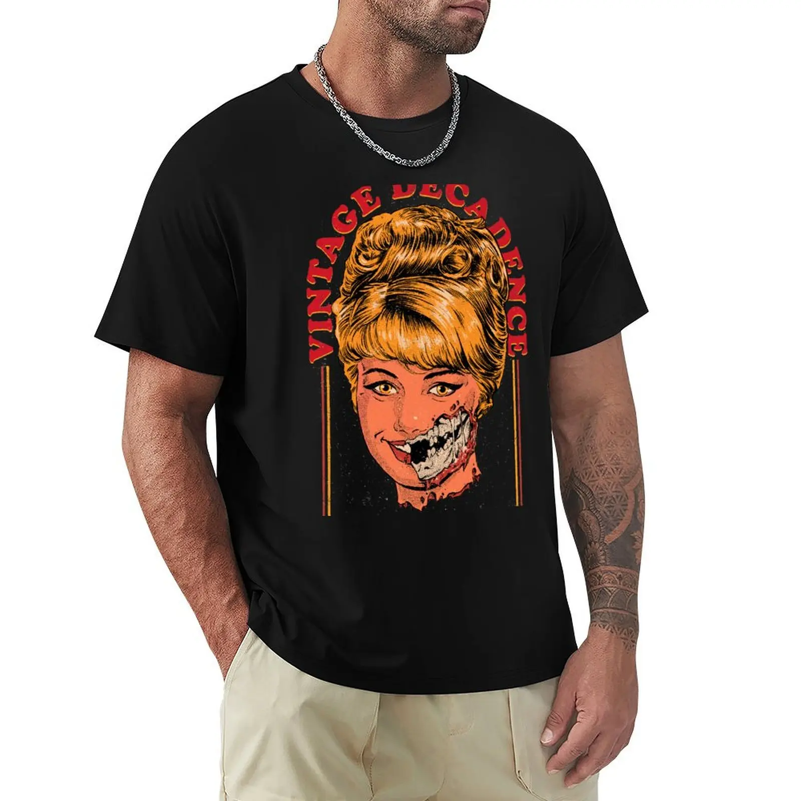 Vintage Decadence T-Shirt Lightweight Basic Short Sleeve Shirt