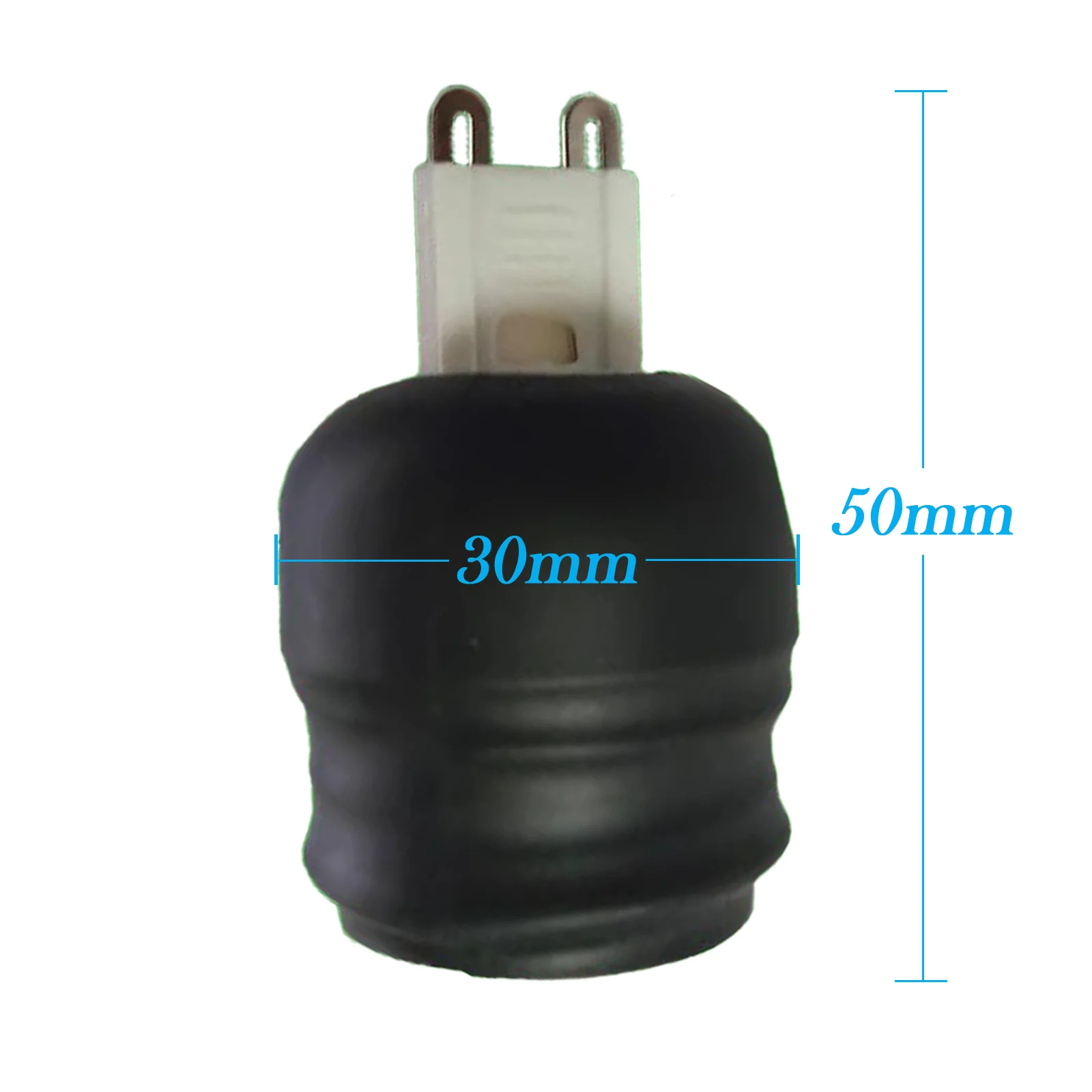 2pcs G9 to E27 Lamp Adapter - Heavy Duty Socket Converter for LED/Halogen Bulbs - Standard 220V Screw Base