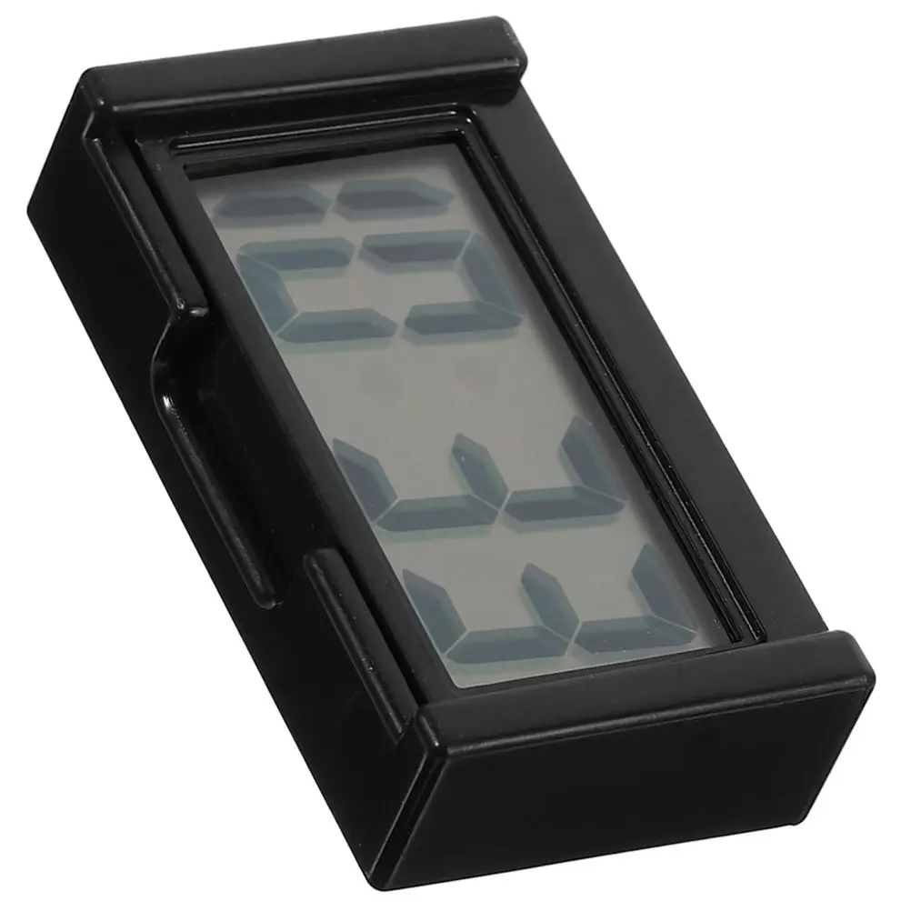 Digital Car Clock for Dashboard and Vent Mount Lightweight Mini Vehicle Clock Automotive Electronic Time Display with Smooth
