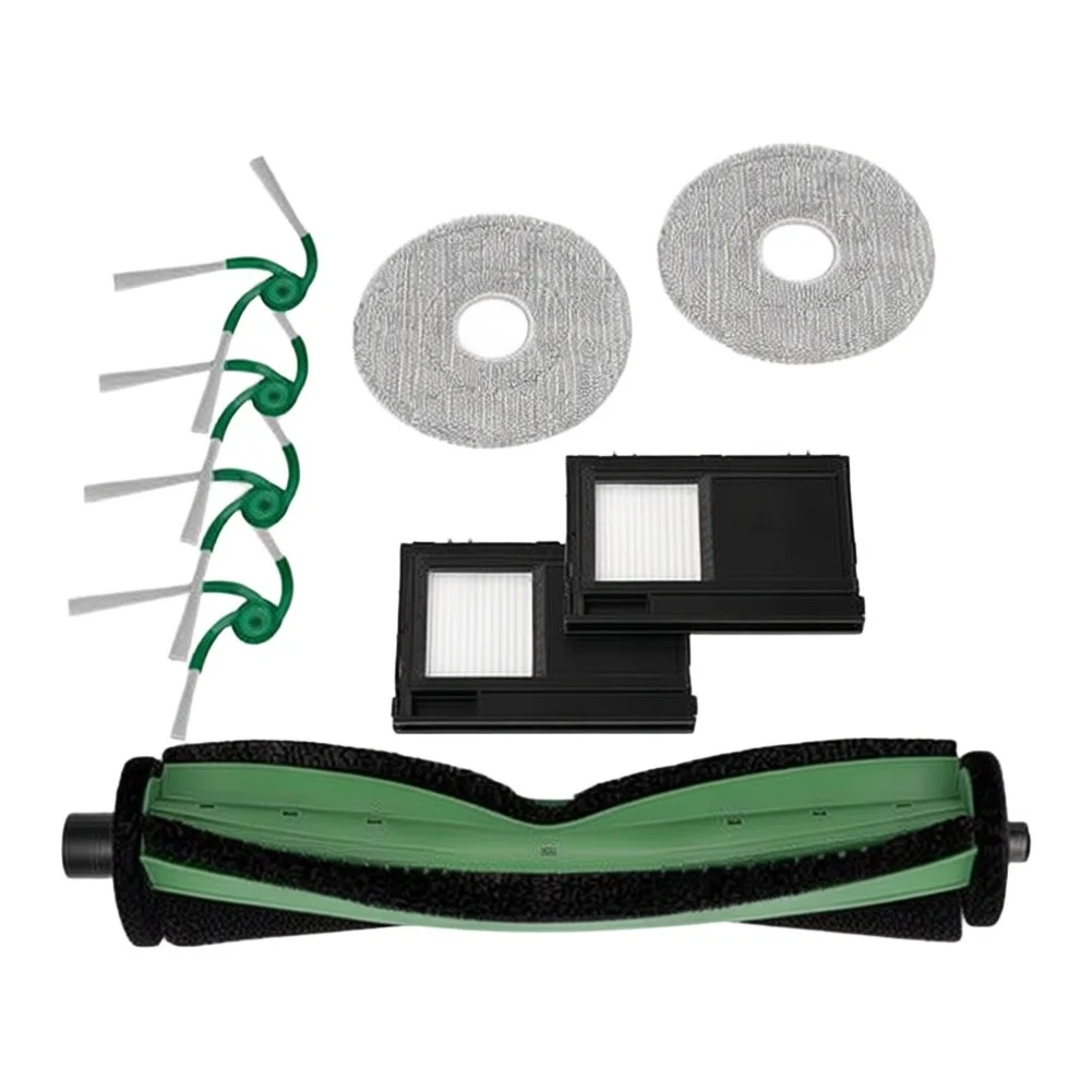 1 Main Brush 4 Side Brushes 2 Filters 2 Mop Pads For Roomba 415 For Combo Robot Vacuum Replacement Accessories