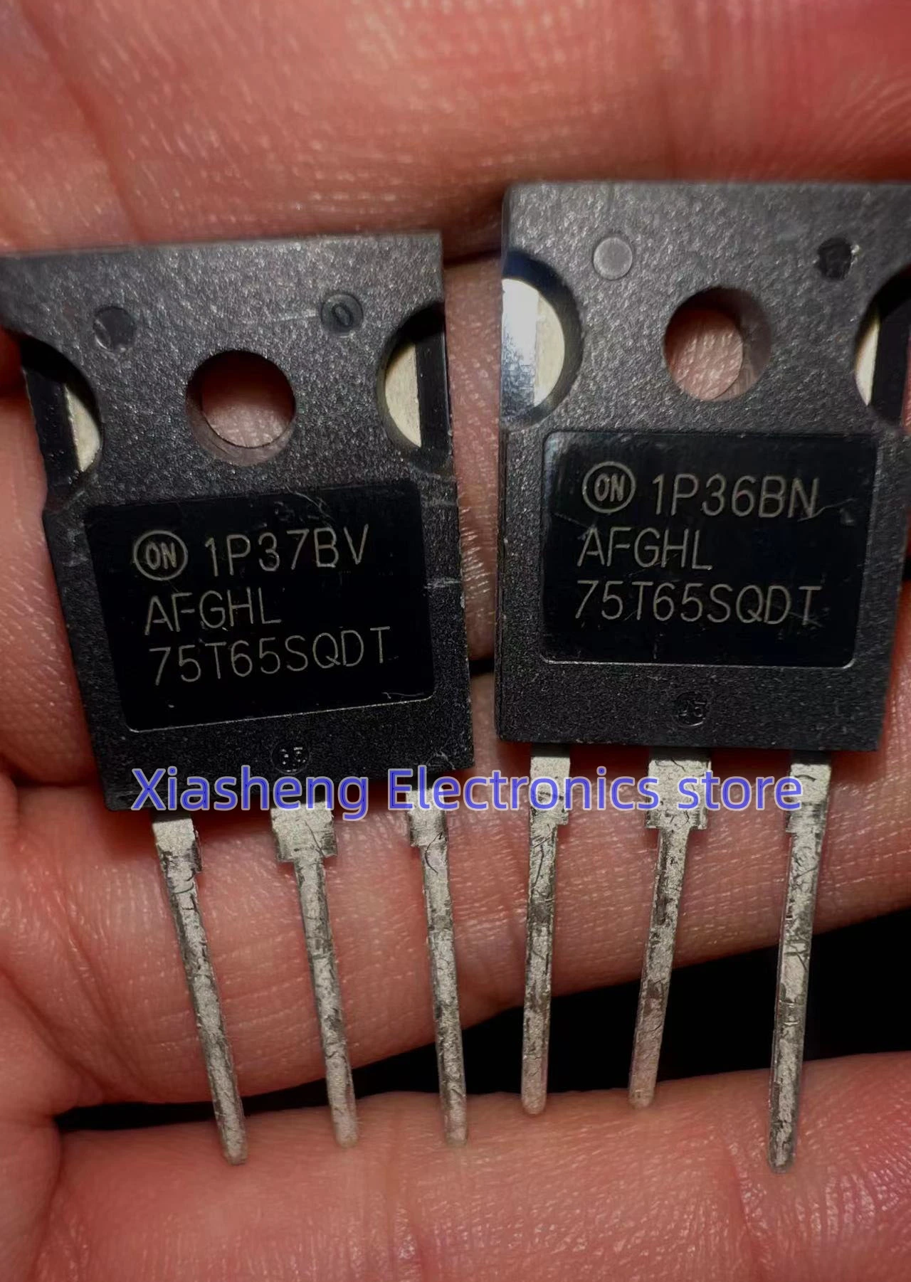 

New Original 10Pcs AFGHL75T65SQDT TO-247 75A 650V Powerful IGBT Transistor In Stock Good Quality