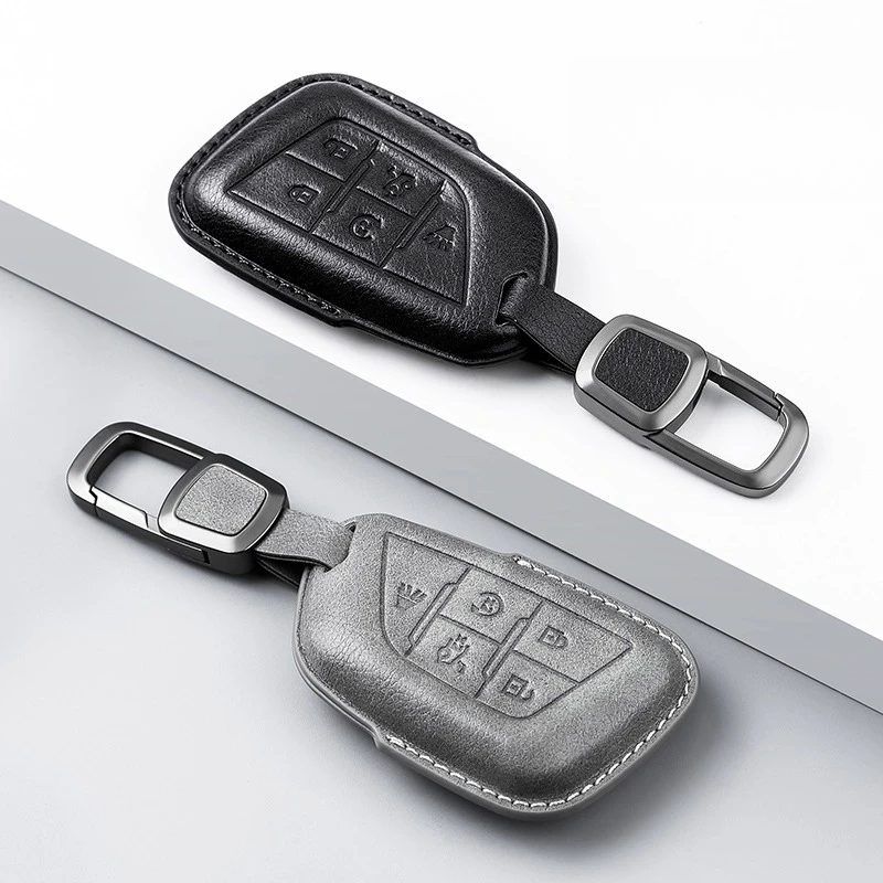 For Cadillac XT5 XT6 CT5 CT6 CT4 XT4 XTS ATS LYRIQ Key Case Case Pack Buckle Car Key Cover Car Key Set Car Accessories Tools