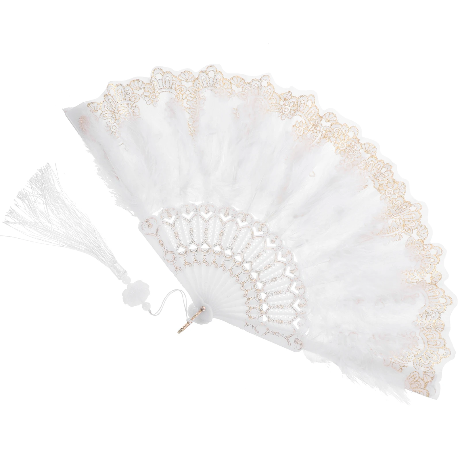 

Dancing Folding Fans Lightweight Portable Large White Plastic Women Belly Square Performance Tea Wedding Spanish Fan