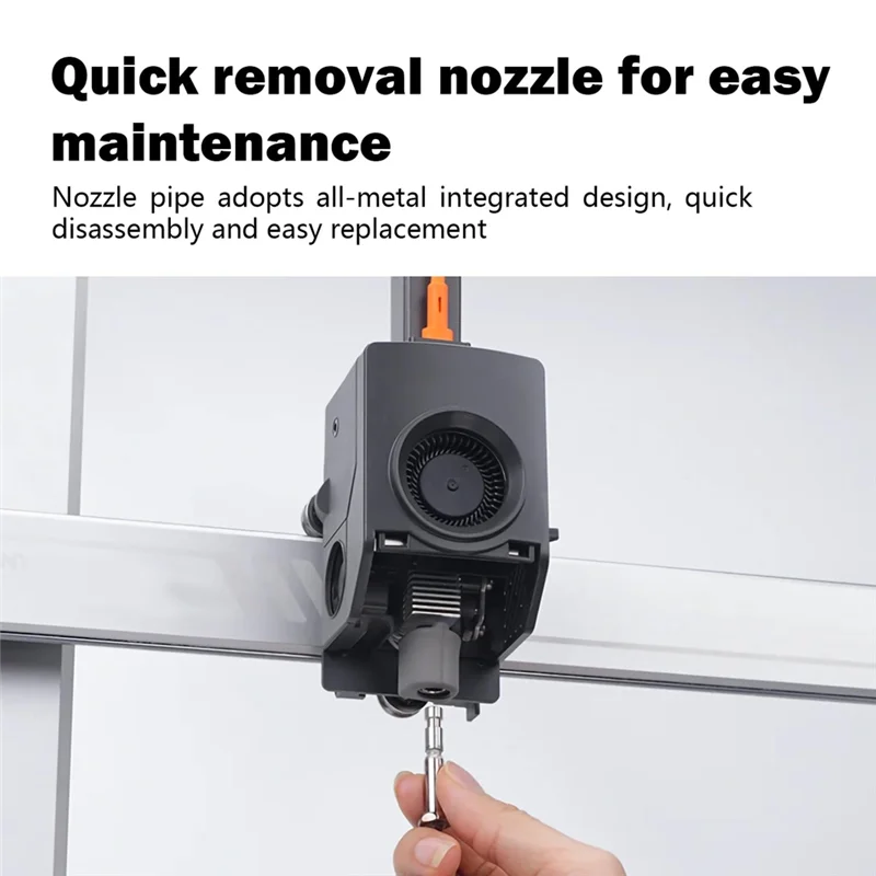 

Встроенные насадки из закаленной стали 0,4 мм для Kobra 3 Max Combo, быстрая замена, высокоскоростная горловина с высоким расходом