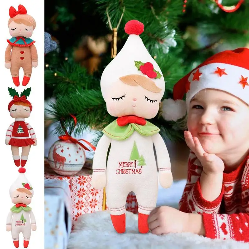 Juguetes de peluche de Navidad, adorables peluches de Navidad, figuras de juguete, muñecos de peluche, juguetes de peluche creativos para niños