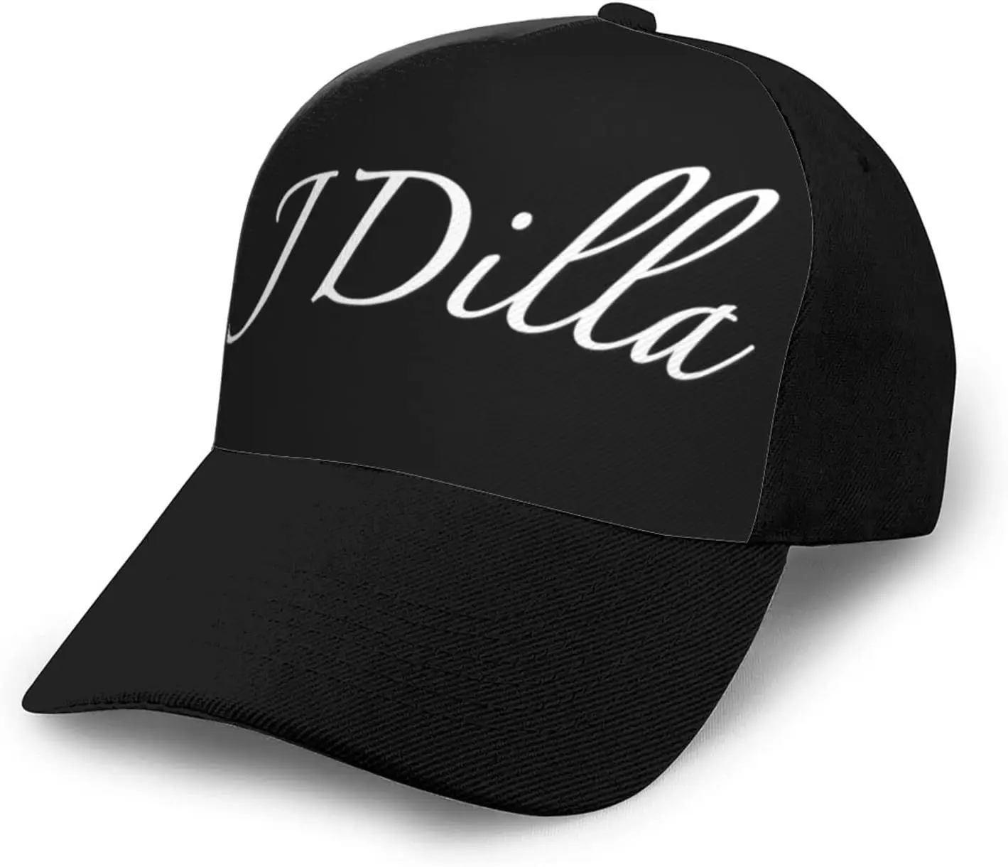 J Dilla Baseball Cap Hip Hop Athletic Curved Brim Baseball Hat Cap Dad Hats for Men Women Black