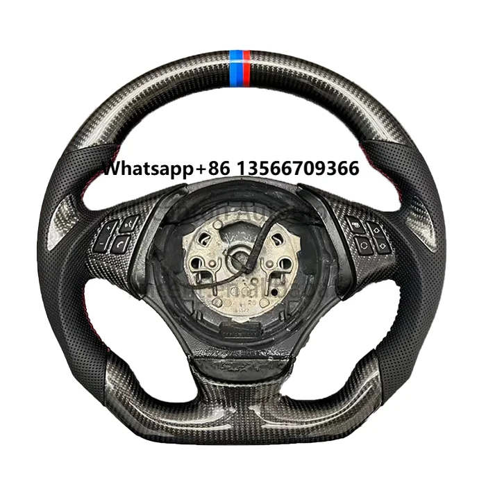 

MP Model Carbon Fiber Sports Steering Wheel for BMW F Chassis E Assembly Sports Car Upgrade with Leather for M3 M5 M6 and X6