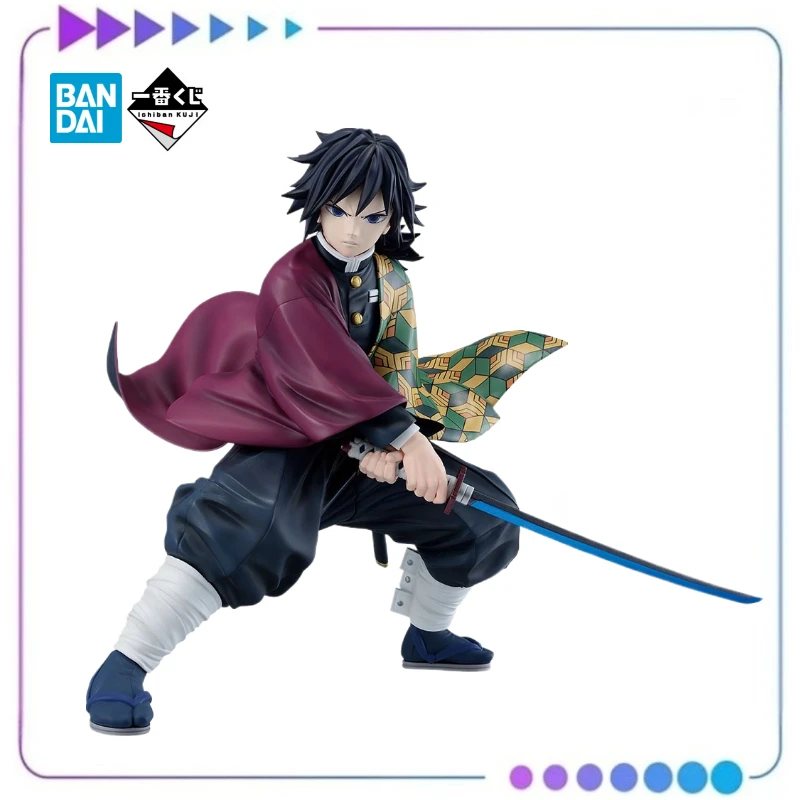 

【Оригинал】BANDAI Ichiban KUJI Demon Slayer Upper Moon Three B Reward Tomioka Giyuu MASTERLISE Модель Классические аниме игрушки