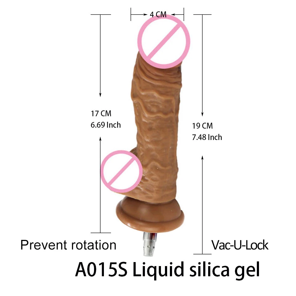 FREDORCH Silicone Anal Dildos for Vac-u-Lock Sex Machine Animal dildos Realistic Adult Masturbation Fixed to prevent rotation